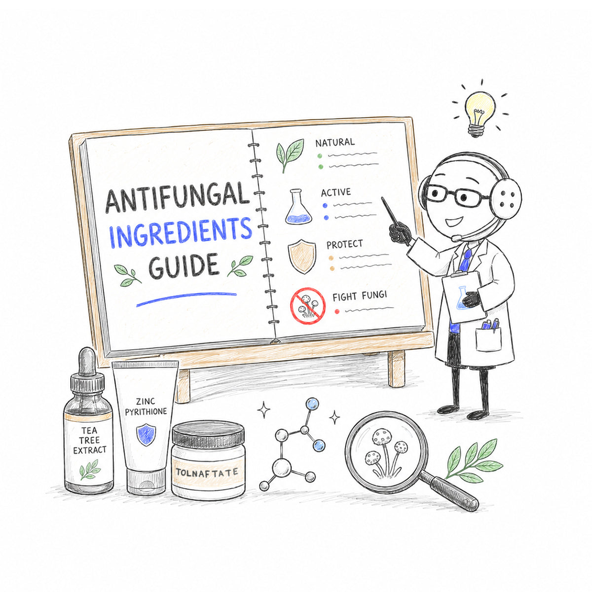 Soaptoshi studying antifungal ingredients