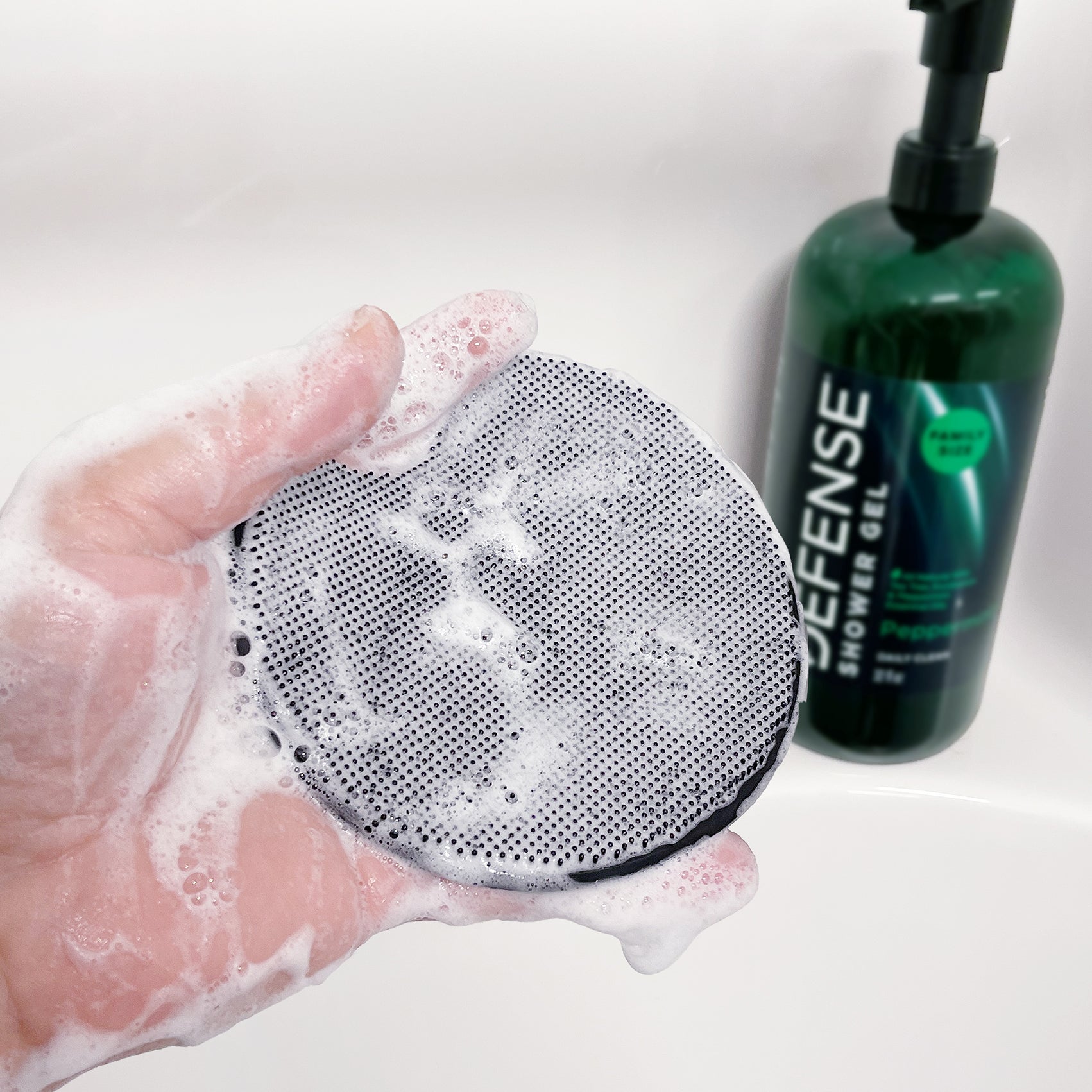 Lather on Body Scrubber